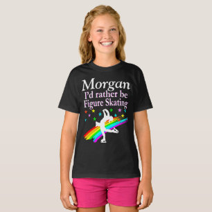 PLUTÔT ÊTRE LE PATINAGE PERSONNALISÉ T-SHIRT