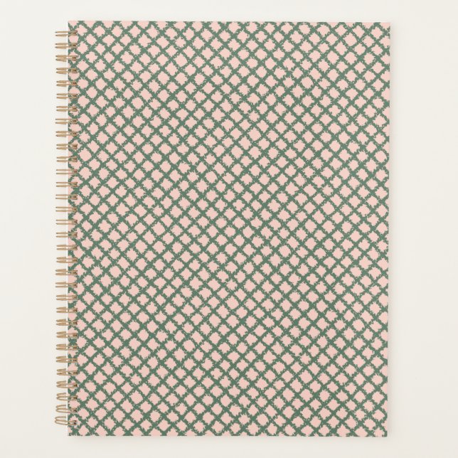 Plutôt Vert foncé Pastel rose Motif (Devant)