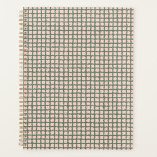 Plutôt Vert foncé Pastel rose Motif