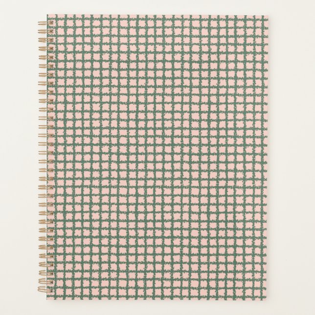 Plutôt Vert foncé Pastel rose Motif (Devant)