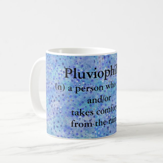 Pluviophile - tasse d'amant de pluie (Devant gauche)