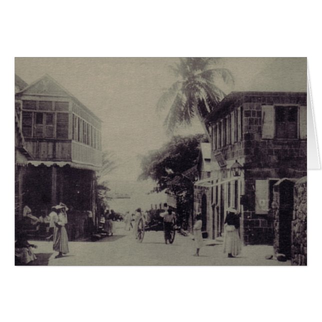 Plymouth - rue de George et rue du Parlement (Devant horizontal)