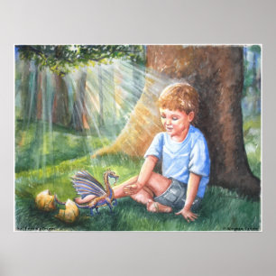 PMACarlson Boy trouve son Poster Dragon