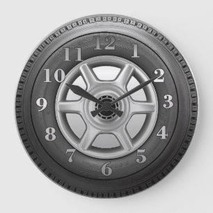 Pneu de camion Mens Novelt Mur Horloge