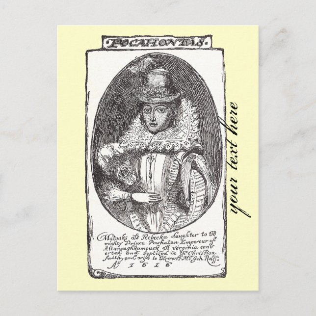 Pocahontas Carte postale (Devant)