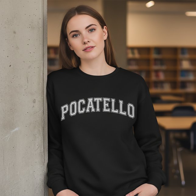 POCATELLO Sweatshirt de style universitaire Americ (Créateur téléchargé)