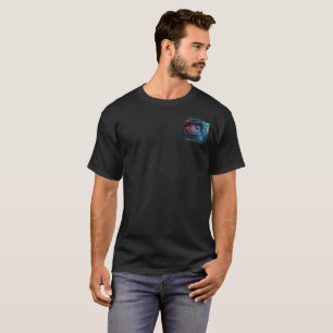 poche de T-shirt noir tech Quantum Eye pour homme