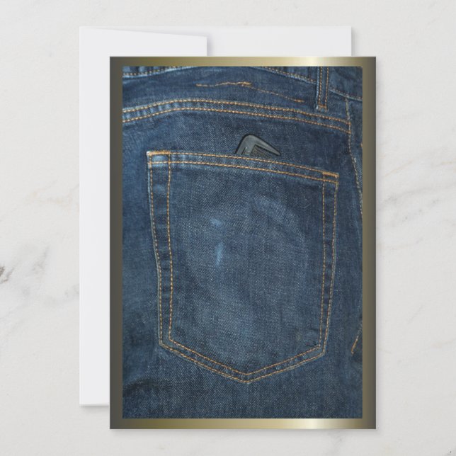 Poche Denim Jeans bleu (Devant)