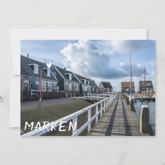 Poche en bois à Marken, Pays-Bas (Devant)