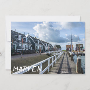 Poche en bois à Marken, Pays-Bas