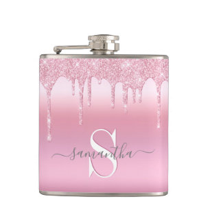 Poches de parties scintillant rose flacon personna