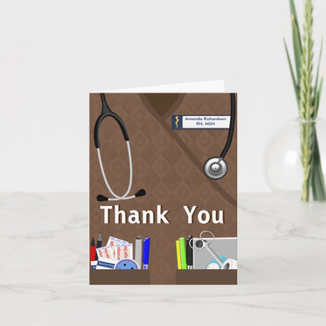 Poches infirmières Merci Scrubs Brown (Devant)