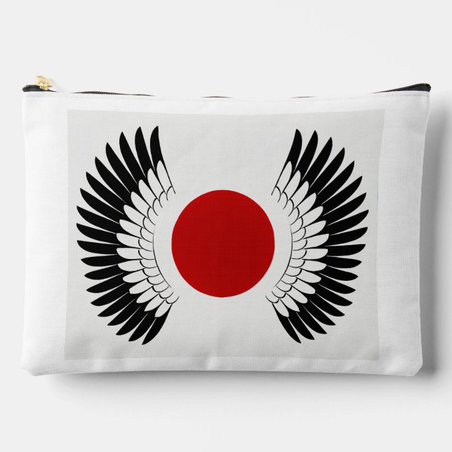 POCHETTE À ACCESSOIRES 丹頂旗・化粧バッグ (Recto)