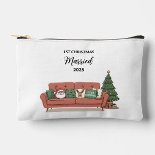 Pochette À Accessoires 1er Noël Marié 2025 Nouveau Canapé Mignon et Cos