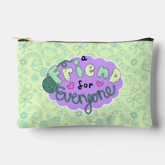 Pochette À Accessoires "A Friend for Everyone" Green Pouch
