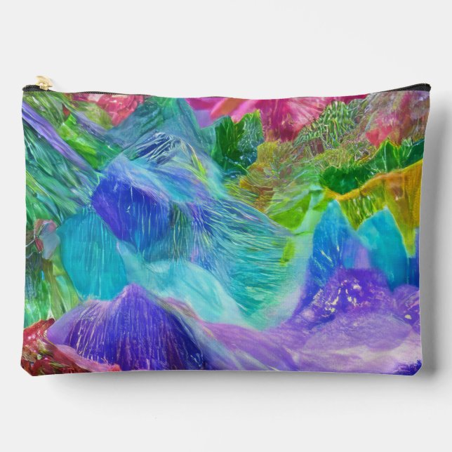 Pochette À Accessoires Abstrait de Crystal Mountain (Recto)