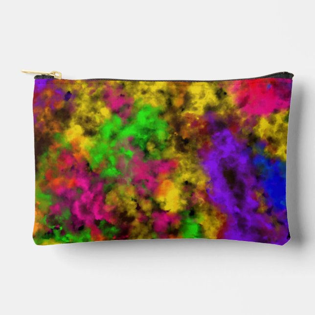 Pochette À Accessoires Acrylic Neon Colors Paint Splatter Splash Abstract (Recto)