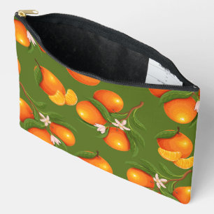 Pochette À Accessoires Actualisation des grands Motifs Oranges