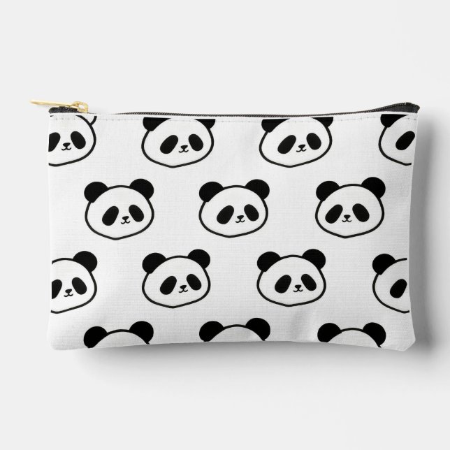 Pochette À Accessoires Adorable Panda Face Print Bag (Recto)