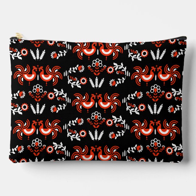 Pochette À Accessoires Agritourisme Coq Campagne Décor Maison (Recto)