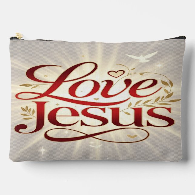 Pochette À Accessoires Aime Jésus (Recto)