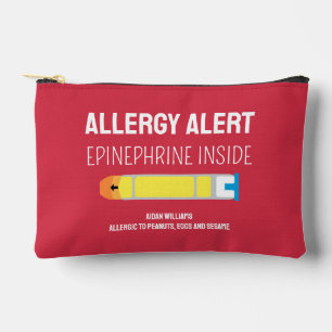 Pochette À Accessoires Alerte allergique Épinephrine Médicaments Enfants