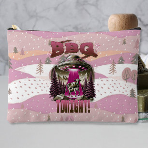 Pochette À Accessoires Alien BBQ Enlèvement de vache Plaisanterie