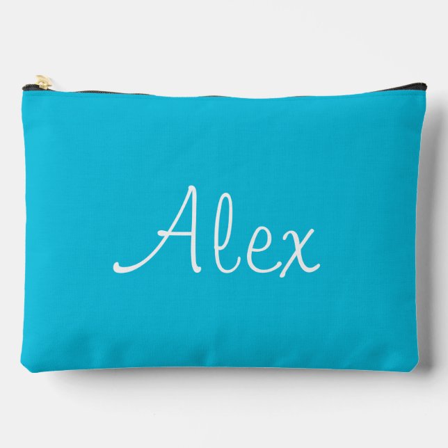 Pochette À Accessoires Allant Aqua (Recto)