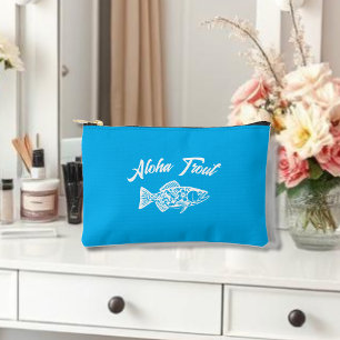Pochette À Accessoires Aloha Trout-Blue Hawaiian