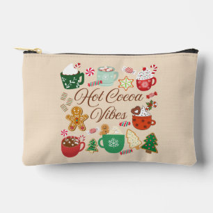 Pochette À Accessoires Ambiance Chocolat Chaud de Noël