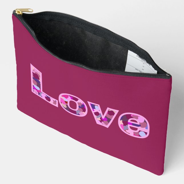 POCHETTE À ACCESSOIRES AMOUR (Ouvrir)