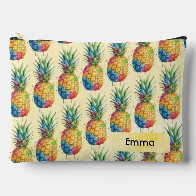 Pochette À Accessoires Ananas (Recto)
