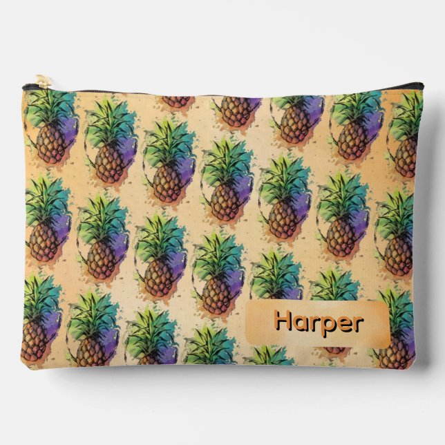 Pochette À Accessoires Ananas (Recto)