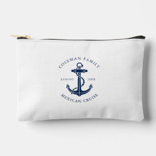 Pochette À Accessoires Ancre de bateau nautique Famille Croisière en mer