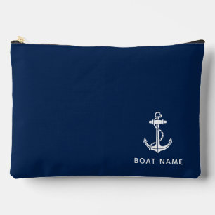 Pochette À Accessoires Ancre de bateau nautique moderne personnalisée