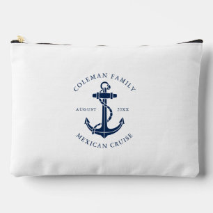 Pochette À Accessoires Ancre de bateau nautique voyage sur la plage perso