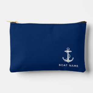 Pochette À Accessoires Ancre nautique Blue Boat Custom Cruise Swag