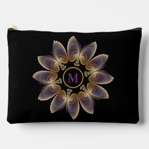 Pochette À Accessoires Ange Abstraite ailes Mandala Monogramme fractal