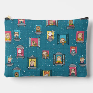 Pochette À Accessoires Animaux À La Fenêtre