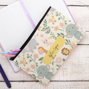 Pochette À Accessoires Animaux De Jungle Amusants Et Joueurs Retour À L'É