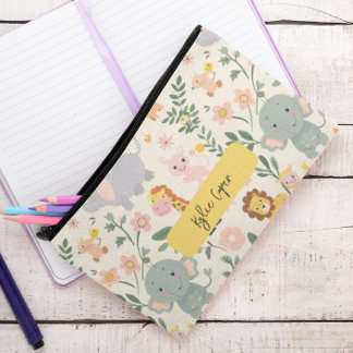 Pochette À Accessoires Animaux De Jungle Amusants Et Joueurs Retour À L'É