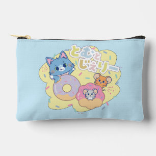 Pochette À Accessoires Anime Donut délice avec Tom, Jerry et Tuffy