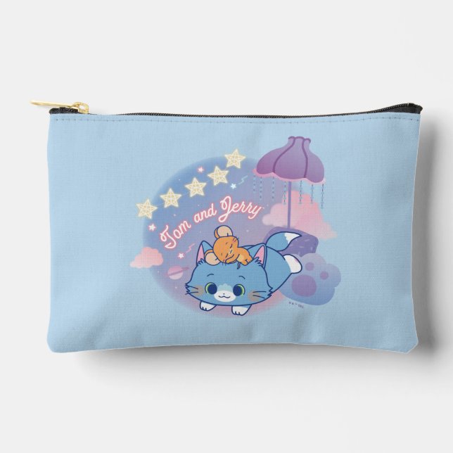 Pochette À Accessoires Anime Tom et Jerry Dreamy Nights (Recto)