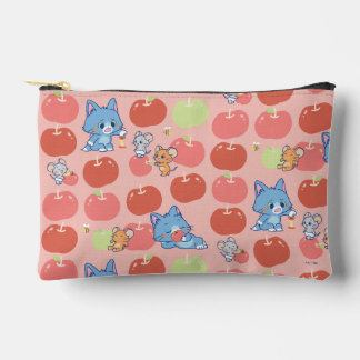 Pochette À Accessoires Anime Tom, Jerry et Tuffy Apple Motif