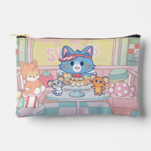 Pochette À Accessoires Anime Tom, Jerry et Tuffy Dessert Parlor
