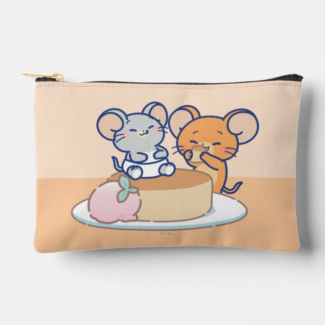 Pochette À Accessoires Anime Tuffy et Jerry Cheesecake (Recto)