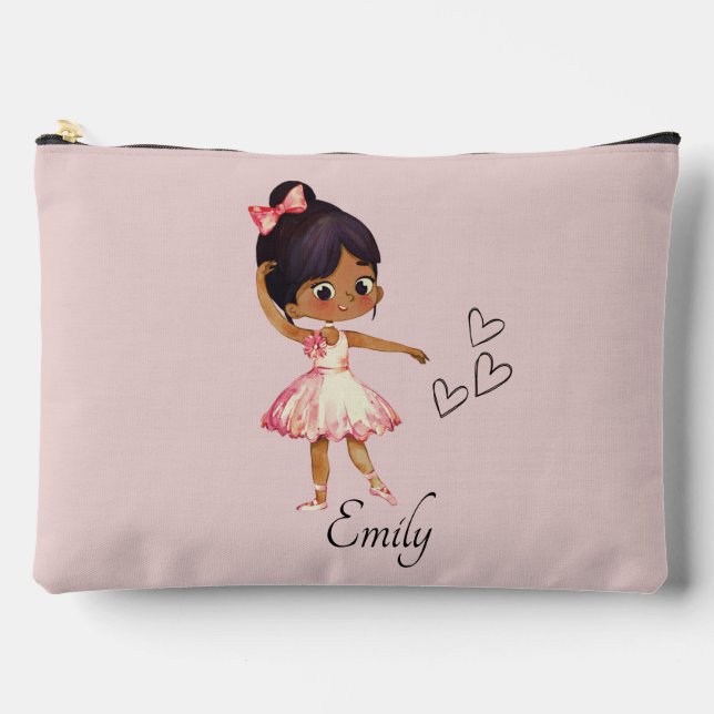 Pochette À Accessoires Aquarelle Ballerina Dancer Thème (Recto)