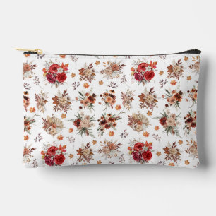 Pochette À Accessoires aquarelle florale automne motif chic