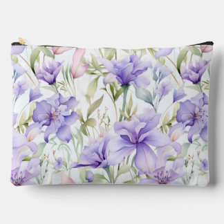 Pochette À Accessoires Aquarelle Lavande Blush