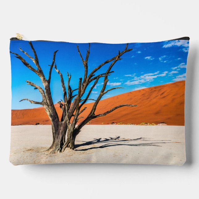 Pochette À Accessoires Arbre mort à Deadvlei, Namibie (Recto)
